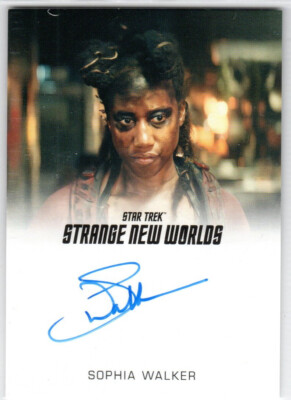 STAR TREK SNW STRANGE NEW WORLDS SEASON 1 Sophia Walker as Fran FB AUTOGRAPH