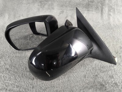 #ad JDM SUBARU FORESTER SH5 SH9 SHJ 1 PAIR BLACK POWER FOLDING SIDE MIRROR AUTO FLIP $189.99