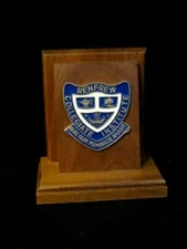 RENFREW COLLEGIATE INSTITUTE, ONTARIO, CANADA TROHPH/BOOKEND