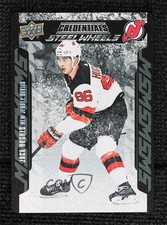 2019-20 Upper Deck Credentials Steel Wheels Jack Hughes Sw-1 Rookie Rc 06rp