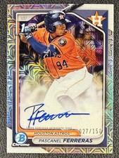 2024 Bowman Chrome Pascanel Ferreras1st Bowman HTA Choice Refractor Auto /150
