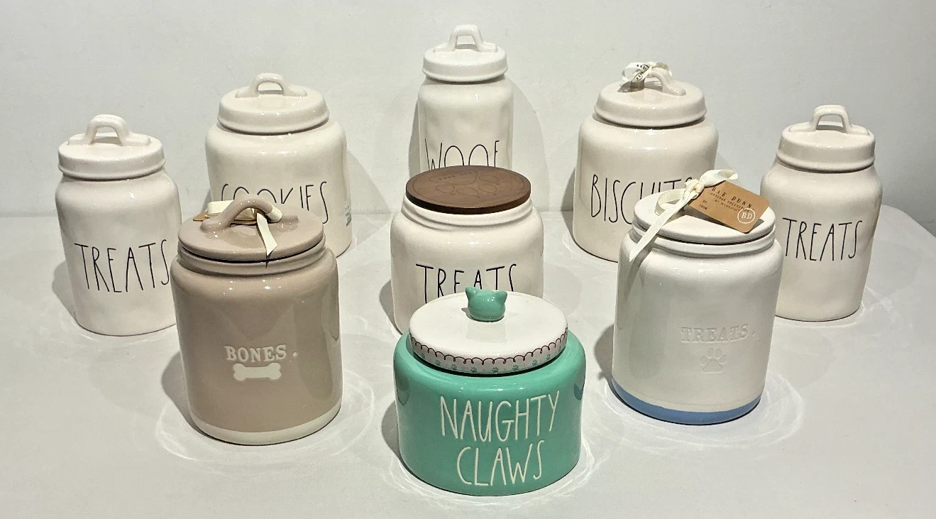RAE DUNN PET CANSITER COLLECTION "YOU PICK ONE" (NEW)