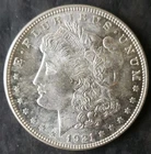 1921 D $1 Morgan Silver Dollar