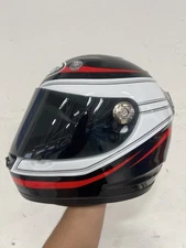 Suomy royal Rosso motorcycle helmet w black visor size extra small