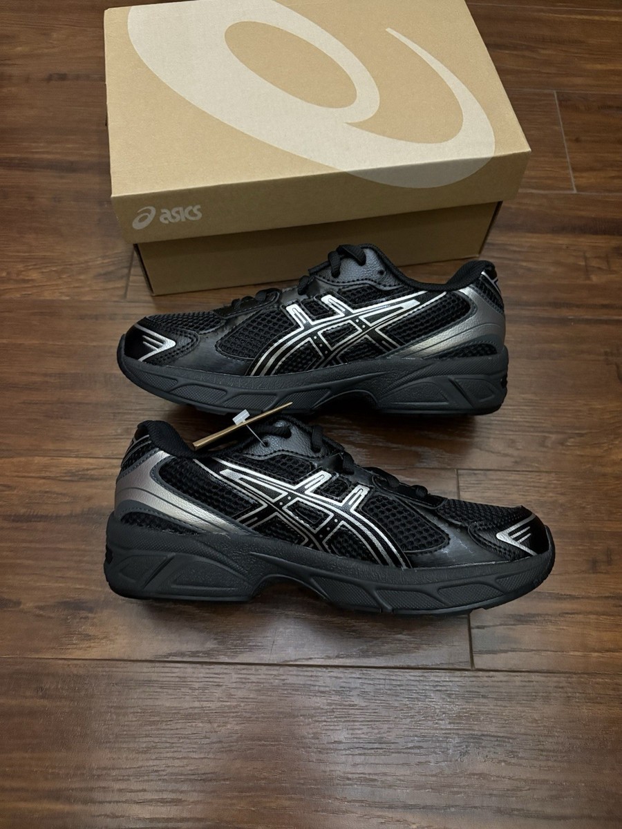 ASICS Gel-1130 Black Pure Silver 1204A169-001 GS Sizes 4.5Y-7Y