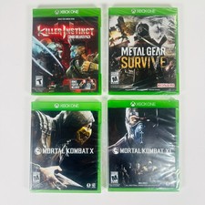 (Lot of 4) Killer Instinct: Combo Breaker Pack Mortal Kombat X XL Metal Gear NEW