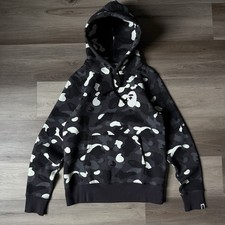 A BATHING APE CITY CAMO APE HEAD PULLOVER HOODIE GLOW IN THE DARK SIZE SMALL NEW