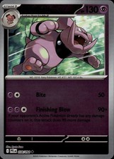 Pokemon TCG Reverse Holo Card Granbull ME02: Phantasmal Flames 038/094