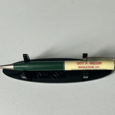 VTG Ritepoint Mechanical Pencil Guy P. Miller Insulation Co Hutchinson KS - Y42