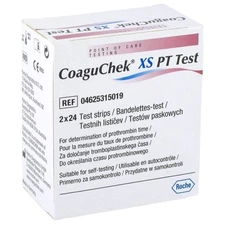 CoaguChek XS PT Test  48 Strips Expiration 02-28-2026