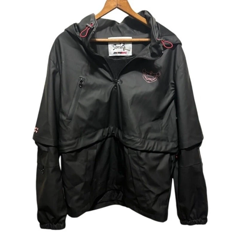 Sushito Clothing jacket coat ANIMENYC X Anime 2023 waterproof windbreaker L NWOT