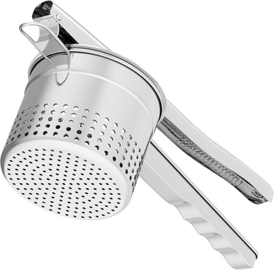 Large 15Oz Potato Ricer, Heavy Duty Stainless Steel Potato Masher with Ergonomic
