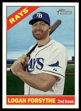 Logan Forsythe 2015 Topps Heritage #533 Tampa Bay Rays 25938 Baseball Card