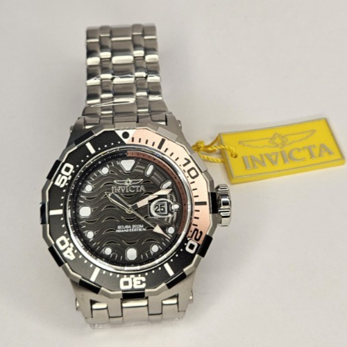 Orologio Al Quarzo Uomo Invicta Pro Diver Wave Miami Edition - 52mm, Acciaio 48515 Nuovo con scatola - Foto 5 di 11