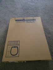 Jones Stephens C2B1E16BR Elongated Toilet Seat Mahogany W/Piano Finish Brass