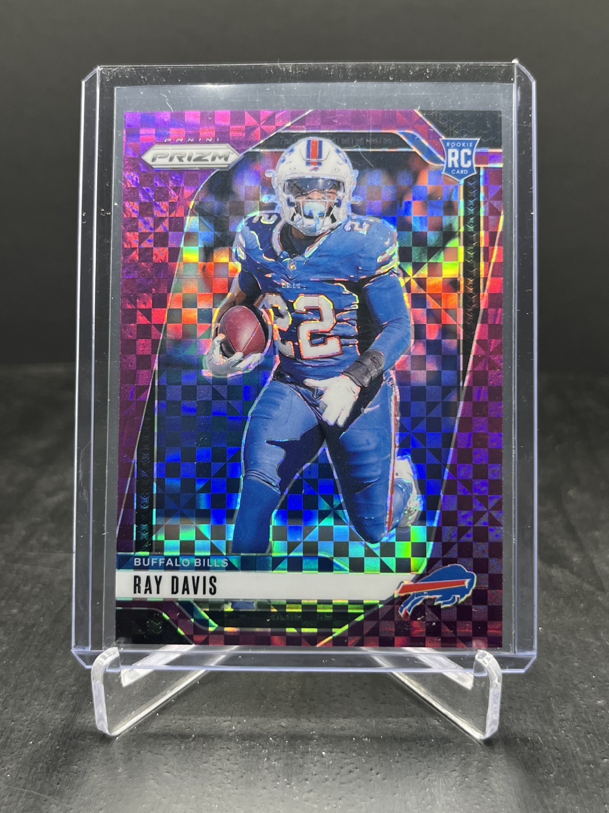 2024 Panini Prizm Football Ray Davis RC Rookie Purple Power 09/49 #382