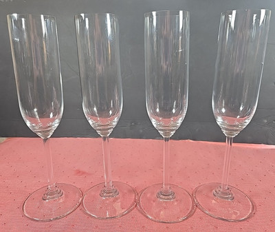Riedel Champagne Collection Glasses FlutesVarietal Ribbed Stem Retired 6448