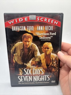 Six Days, Seven Nights (DVD, 1998) Harrison Ford With Insert