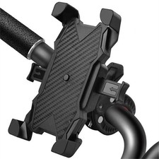 Motorcycle Cell Phone GPS Holder Bicycle Stand Handlebar Installation Universal