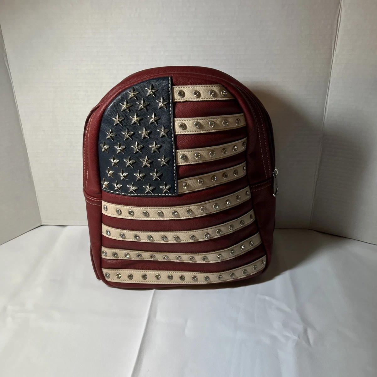 Montana West Rustic Red Backpack Wrangler Southwestern Knitted Backpack - Red – Los Vaqueros  main image 3