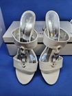 Vintage Etienne Aigner Patsy White Patent Leather Sandals with Heel Size 8 M — photo 2