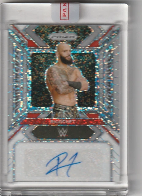2024 Panini Prizm WWE Ricochet White Sparkle Auto Autograph - 1/1