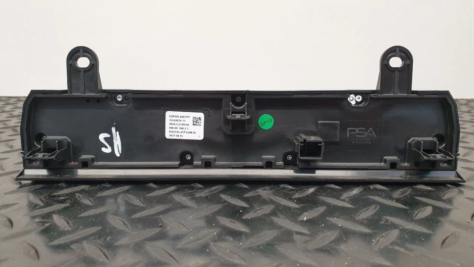 CITROEN C5 X MK1 (E43) 2022 CLIMATE CONTROL & HEATED SEATS CONTROLS 98361321ZD - Image 2 of 4