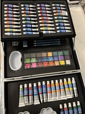 150-Piece Deluxe Art Paint Set With Aluminum Case NEW