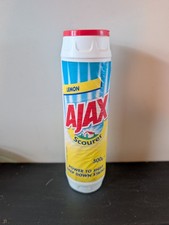 Vintage Scheuerreiniger Ajax Flasche - voll - Sammlerstück oder Requisiten