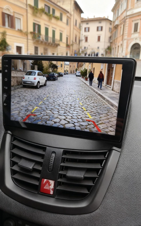 64G Per Peugeot 207 CC 2006-2015 9" Android 14 Autoradio GPS Navi DAB CarPlay - Immagine 2 di 4