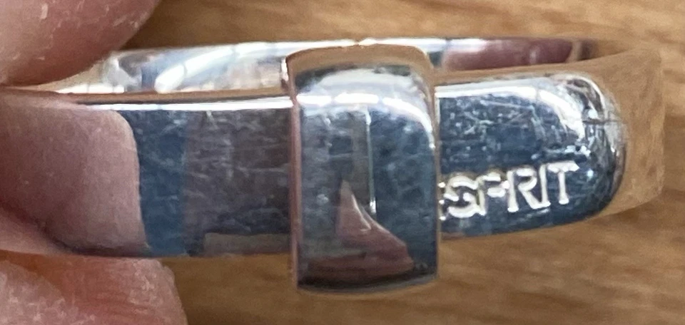 Esprit Ring „Gürtelschnalle“ 925 Sterlingsilber, ca. Größe 18 - Bild 3 von 4