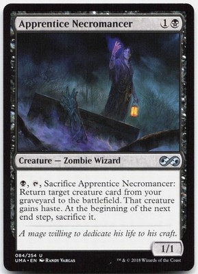 Apprentice Necromancer NM Normal U Ultimate Masters 84