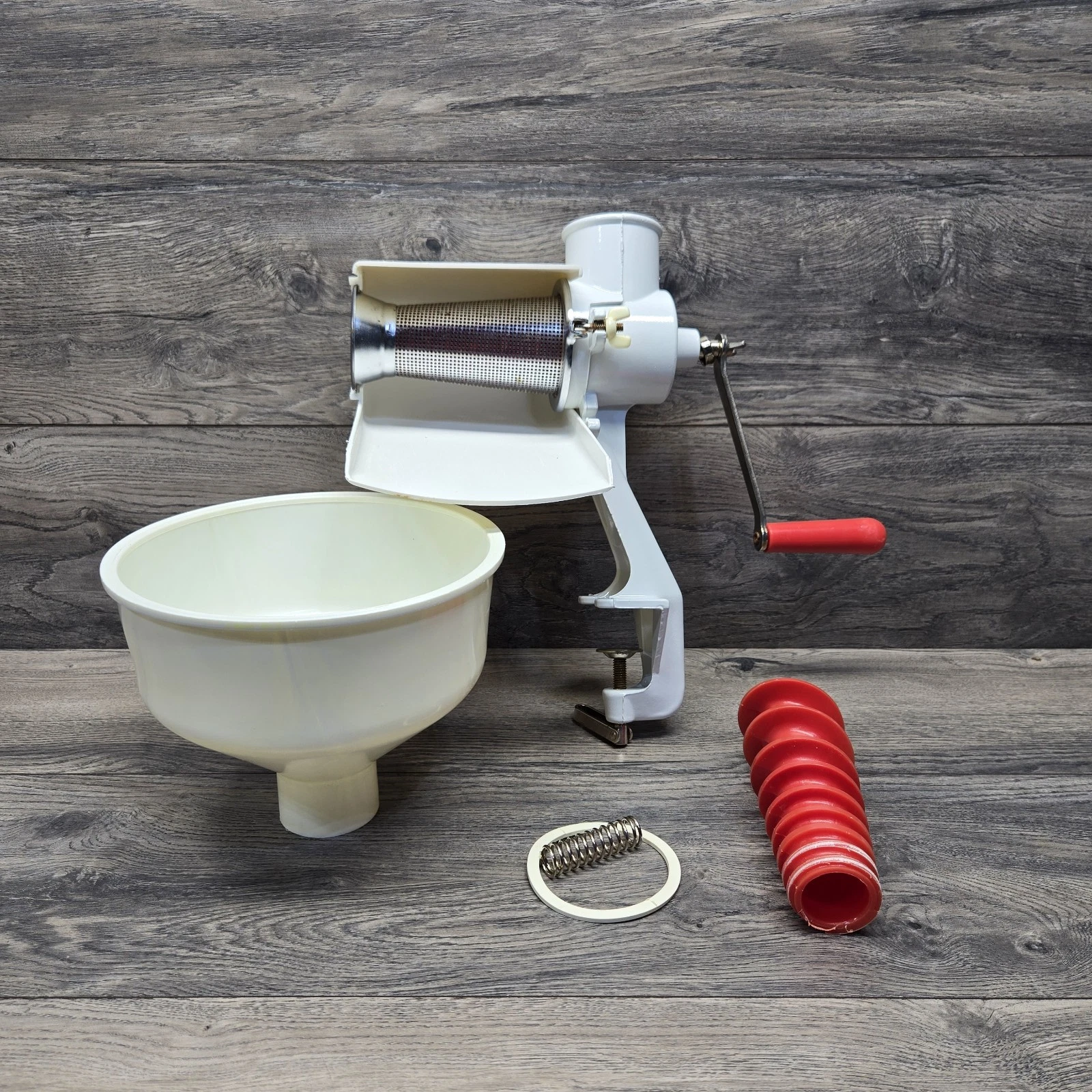 Victorio No 200 Spiral Food Strainer Tomato Sauce Juicer Puree Vintage