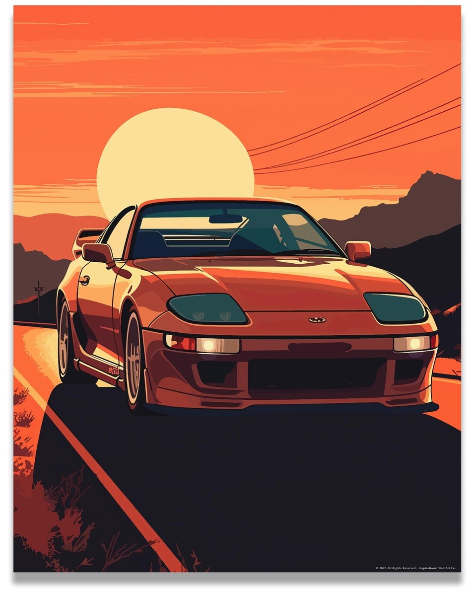 Vintage Cars 11x14 Poster | Classic Car Wall Art | Premium Print