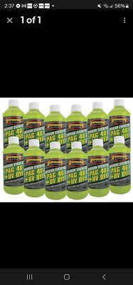 CASE OF 12 TSI Supercool Synthetic PAG 46 Low Viscosity + UV Dye Oil 8 oz P46-8D