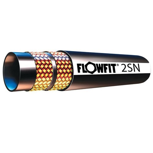 Flowfit STANDARD 2 Wire SAE100R2AT Hydraulic Hose, QTY = Metres - Picture 1 of 1