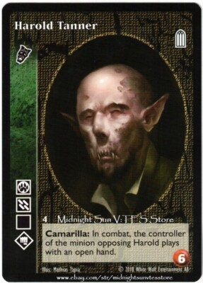 Harold Tanner Nosferatu Keepers of Tradition 2018 BCP V:TES VTES Vampire CCG