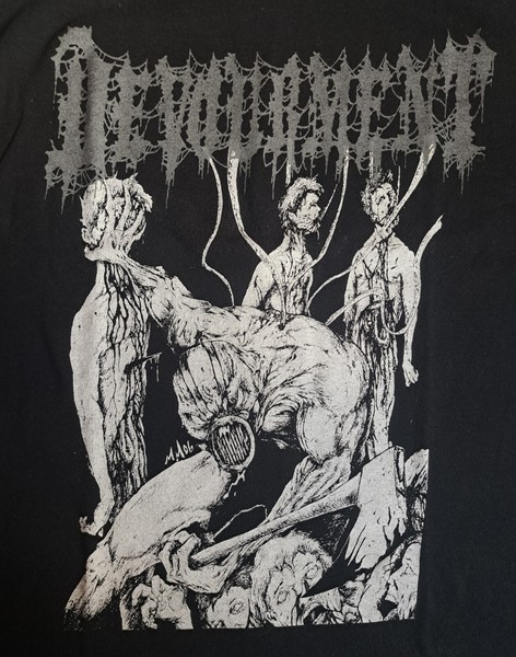 DEVOURMENT Butcher The Weak L Shirt TXDM Disgorge Deeds Of Flesh Death Metal MDK
