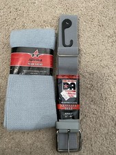 Alleson Athletic Baseball Socks/Belt - SILVER - ADULT M - New