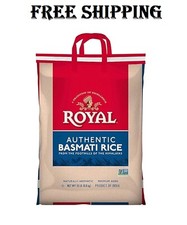 Royal Authentic Naturally Aged Long Grain Indian White Basmati Rice - 15 Lbs