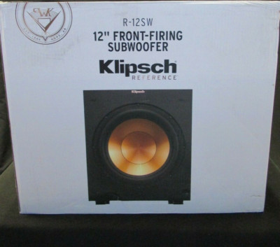 Klipsch Reference R-12SW Subwoofer 12'' Inch Front Firing 400 Watt Powered Sub