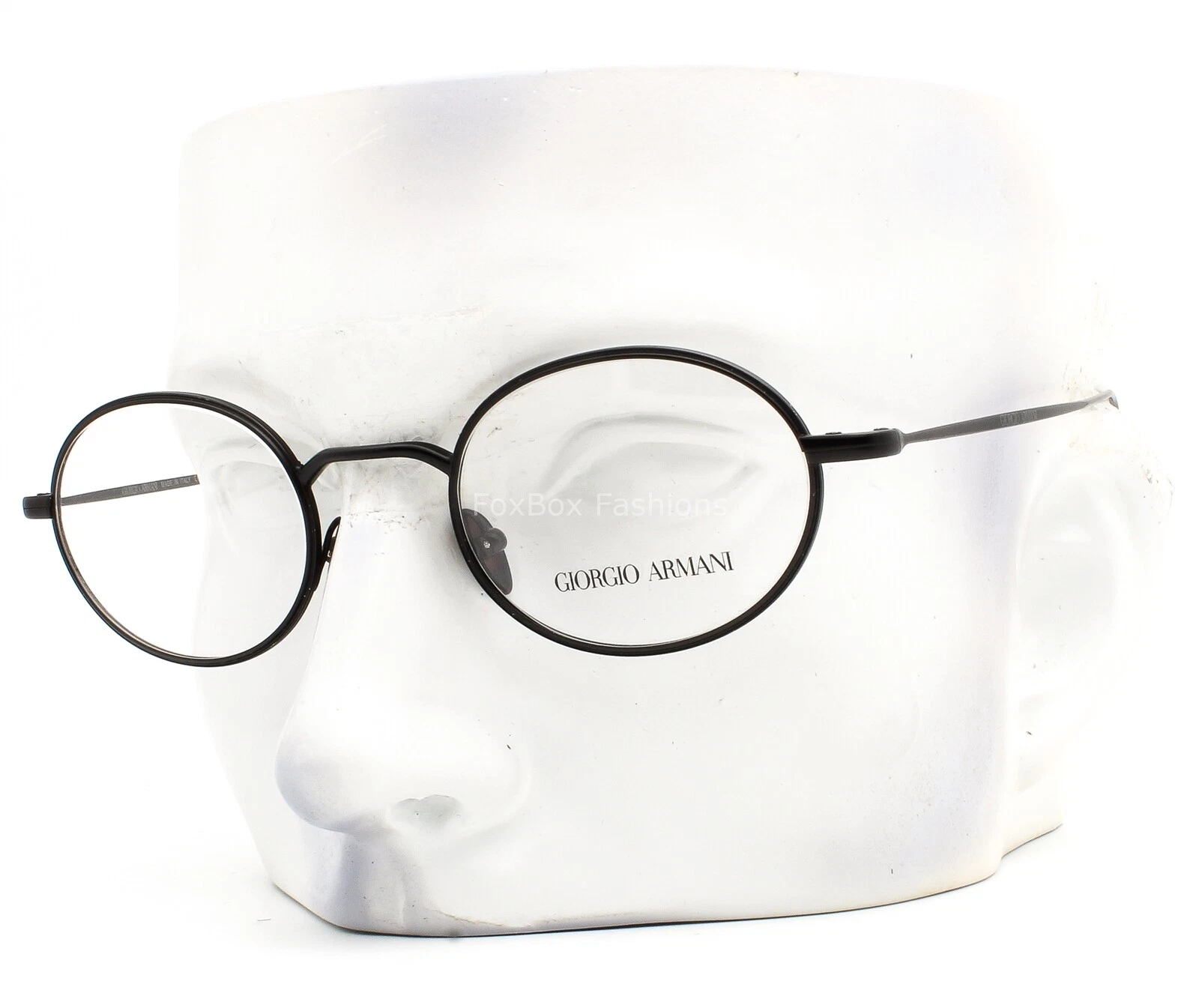 Giorgio Armani AR 5076 3001 Eyeglasses Glasses Brushed Black Metal 46mm w/case
