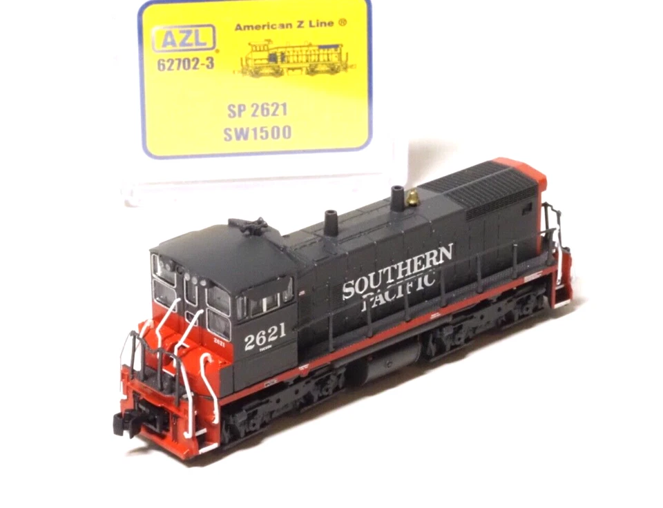 AZL-62702-3 Z-scale Southern Pacific SW1500 Switcher Locomotive SP rd#2621 NEW - Image 2 of 3