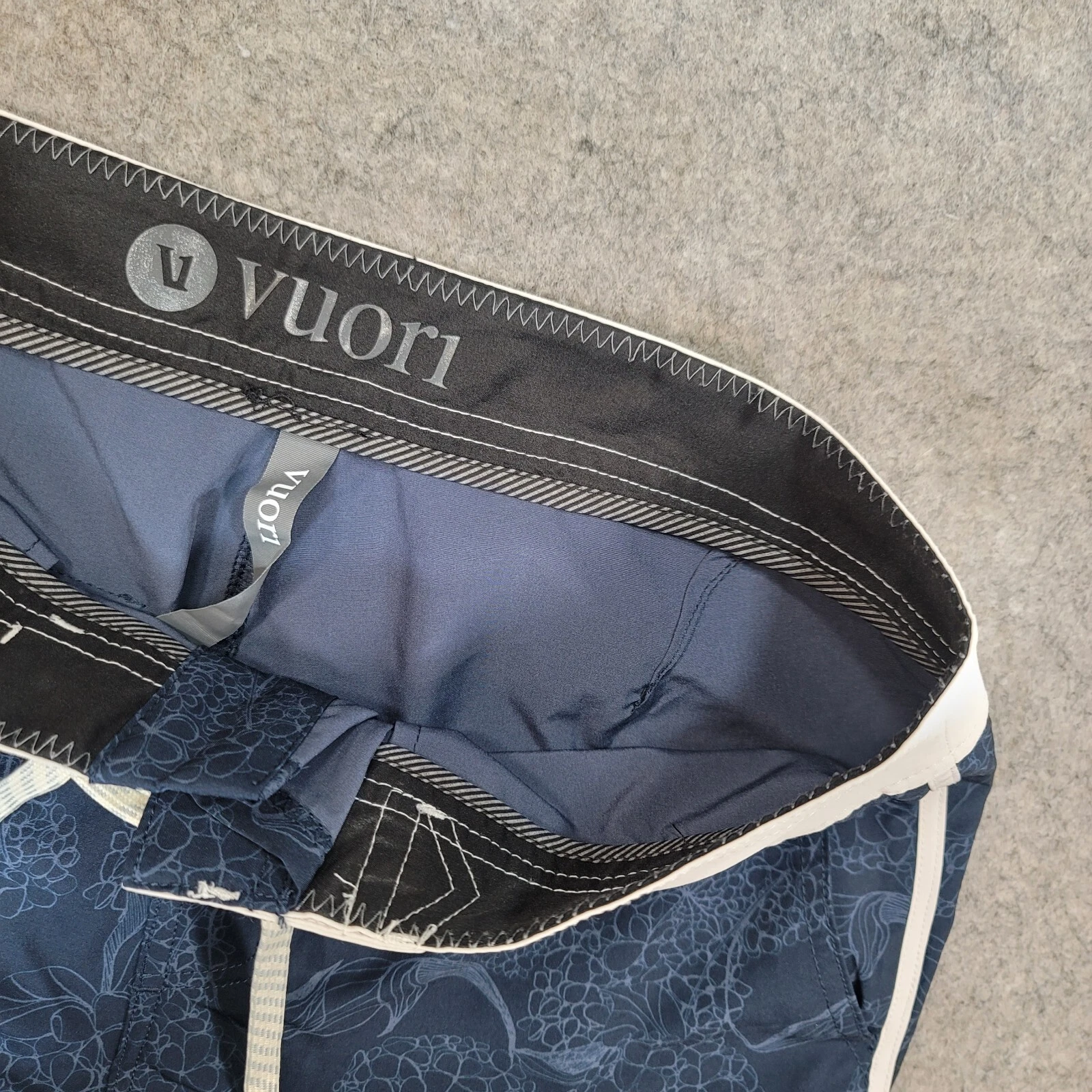 vuori swim trunks zip pocket drawstring shorts