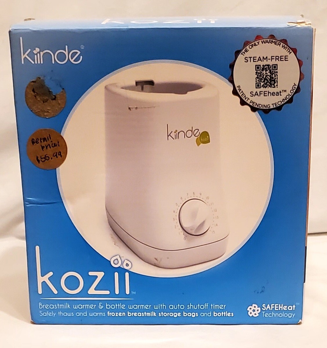 KIINDE KOZII BREASTMILK WARMER AND BOTTLE WARMER