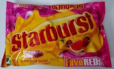 NEW STARBURST FRUIT CHEWS FAVEREDS FLAVORS