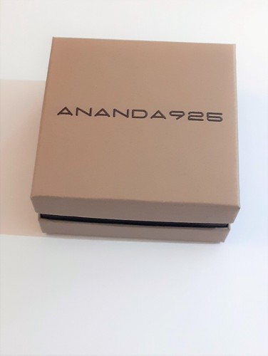 Bracciale Uomo Ananda 925 A-QBR20.BR In Argento Con Sfere Nere Pietra Lavica - Foto 3 di 3