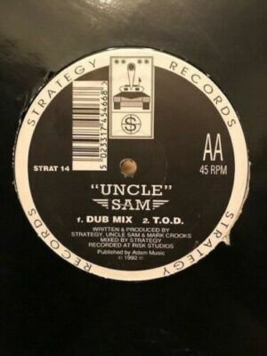 Uncle Sam    X-pression / T.O.D. 12'' Vinyl 1992 Strategy Records House Old Skool