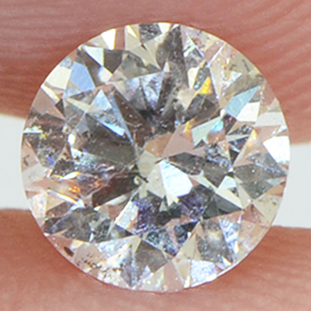 Round Shaped Diamond Loose D Color VS2 Certified Natural Enhanced