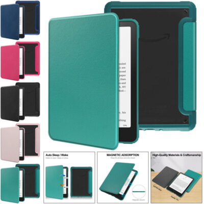 Schutz Hülle Für Amazon Kindle Paperwhite 12. Gen 7'' Leder Smart Case Schockfest